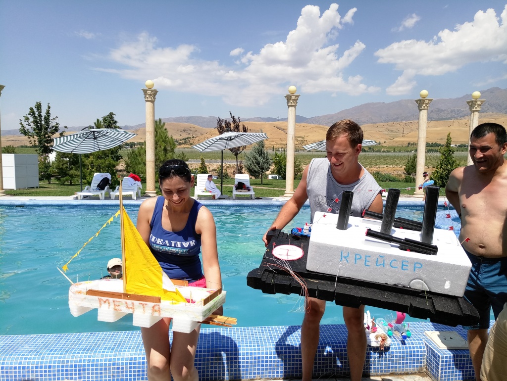 Весёлые конкурсы на воде