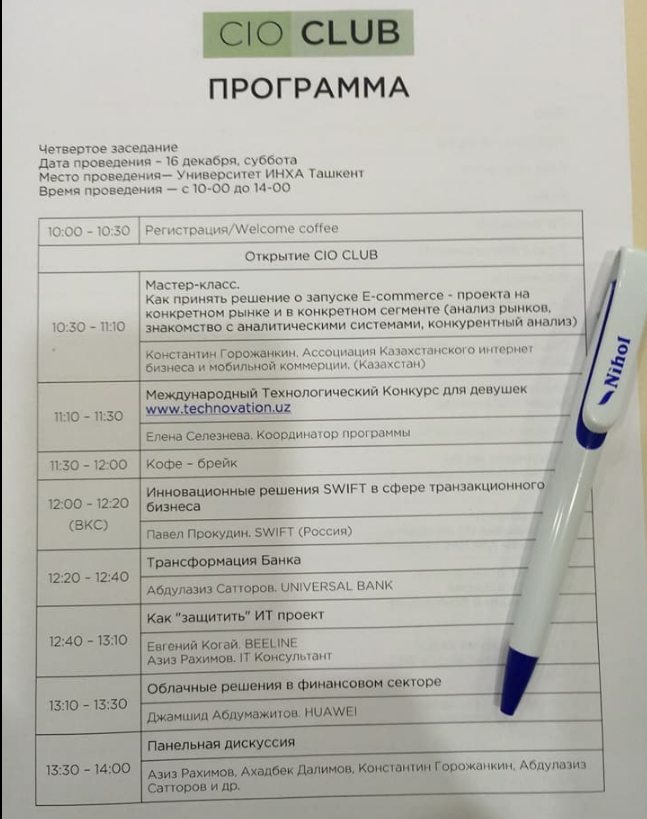 Programma.